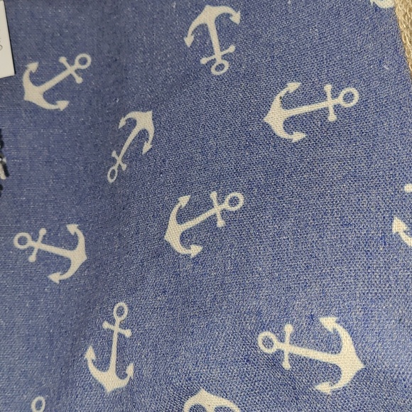 Large Nautical print tote bag NWT - Picture 6 of 8